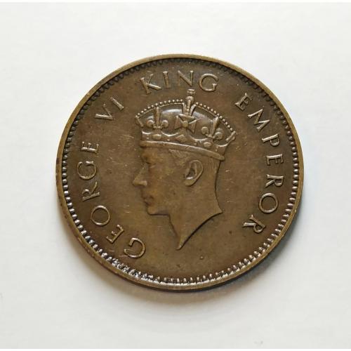 BRITISH INDIA 1938 * 1/4 ANNA * EXTRA FINE OR BETTER CONDITION * KING GEORGE VI * KM# 530 (FIRST HEAD) * Make Offer