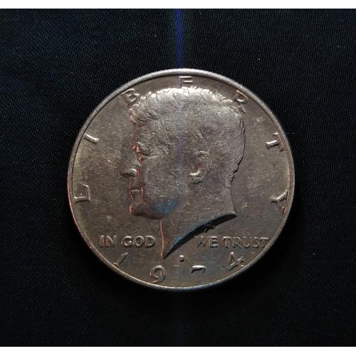 UNITED STATES , USA 1974 * 1/2 HALF DOLLAR COIN * EXTRA FINE PLUS CONDITION * JOHN F. KENNEDY * D * MINT MARK * Make Offer
