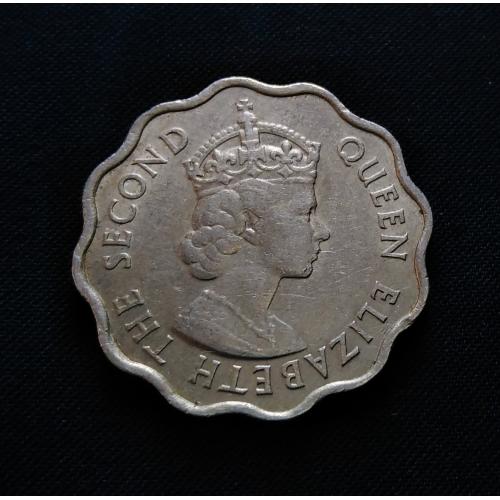 MAURITIUS 1969 , BRITISH COLONIAL * 10 CENTS COIN * QUEEN ELIZABETH II (1ST PORTRAIT) * EXTRA FINE CONDITION * Make Offer