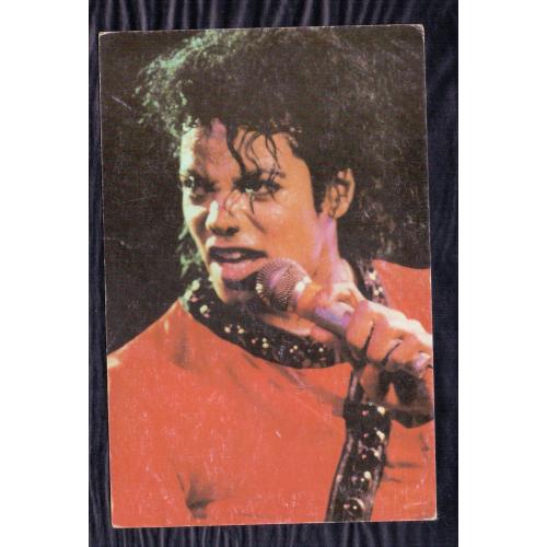 Vintage Postcard of Legendrey king of pop " Michael Jackson " * Make Offer