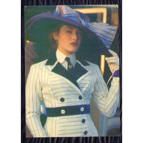 Vintage Postcard Of " Kate Winslet " In Movie " Titanic " , Printed In Thailand " * Make Offer