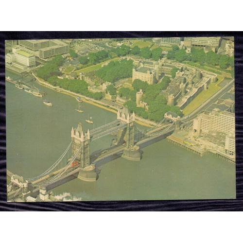 This Vintage Postcard Features An Aerial View Of The Tower Of London, Published In 1974 By The Department Of The Environment. * Make Offer