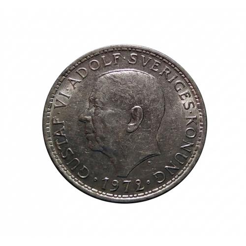 WITH LUSTER , SWEDEN 1972 * 5 KRONOR COIN * AUNC CONDITION * GUSTAF VI ADOLF * Make Offer