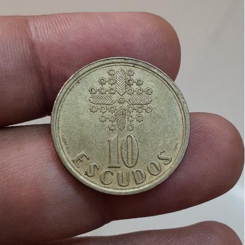 PORTUGAL 1998 * 10 ESCUDOS COIN * EXTRA FINE PLUS CONDITION * Make Offer