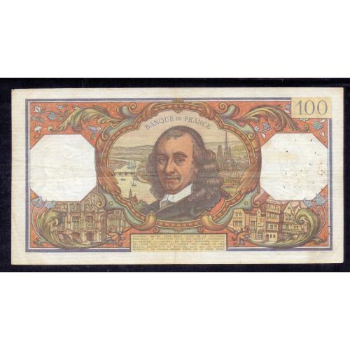 " VERY HARD FRANCE BANKNOTE " FRANCE 1968 100 FRANCS BANKNOTE * ALMOST EXTRA FINE CONDITION * Make Offer