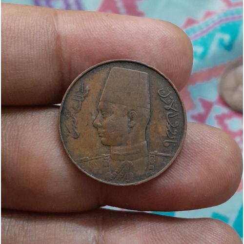 NICE GRADE , HARD COIN , EGYPT 1938 (1357) * 1 MILLIEME COIN * VERY FINE TO EXTRA FINE * KING FAROUK AWAL فاروق الأوّل * Make Offer