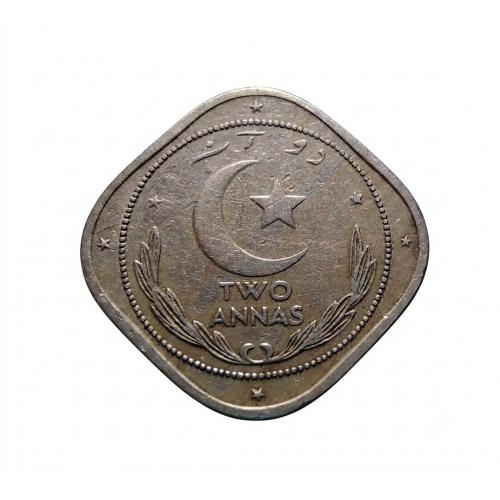 VERY NICE CONDITION , PAKISTAN 1951 * 2 , TWO ANNAS COIN * EXTRA FINE CONDITION * CLEAR FIGURES , KM# 4 * Make Offer